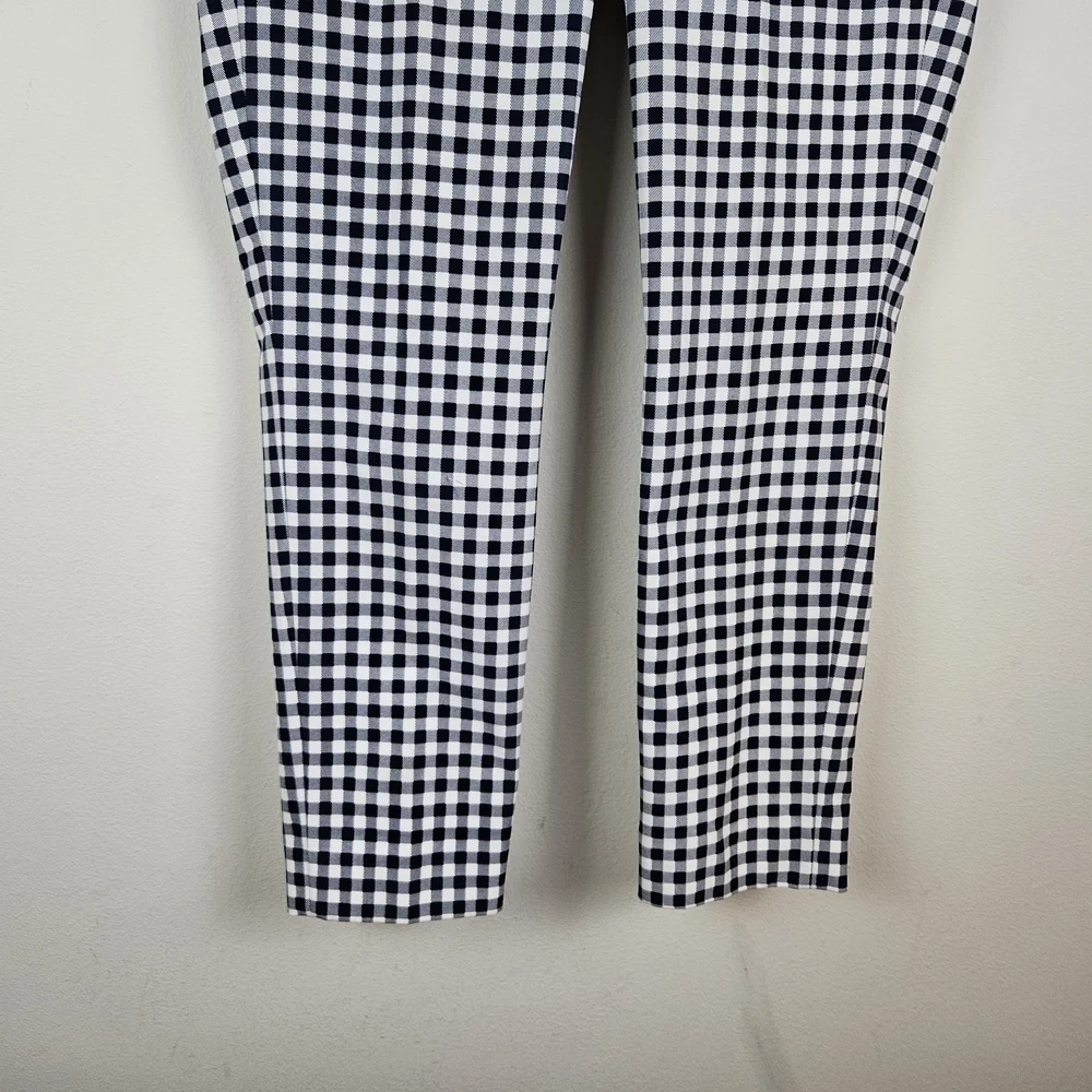 J.Crew Skimmer pant in gingham Size 8 Career Preppy